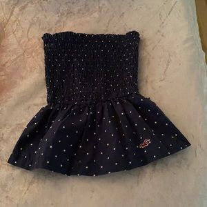 Navy tube top